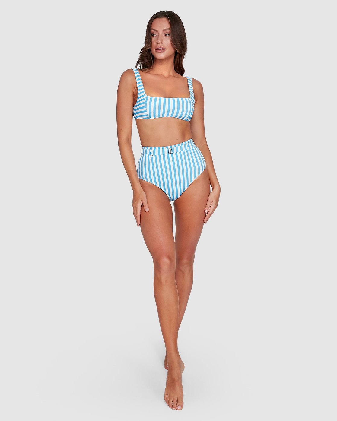 Cassy Stripe Hi Retro Bikini Bottoms Billabong
