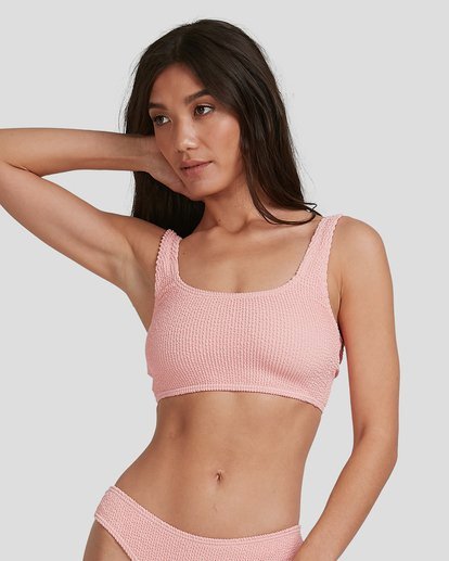 Summer High Crop Tank Bikini Top Billabong