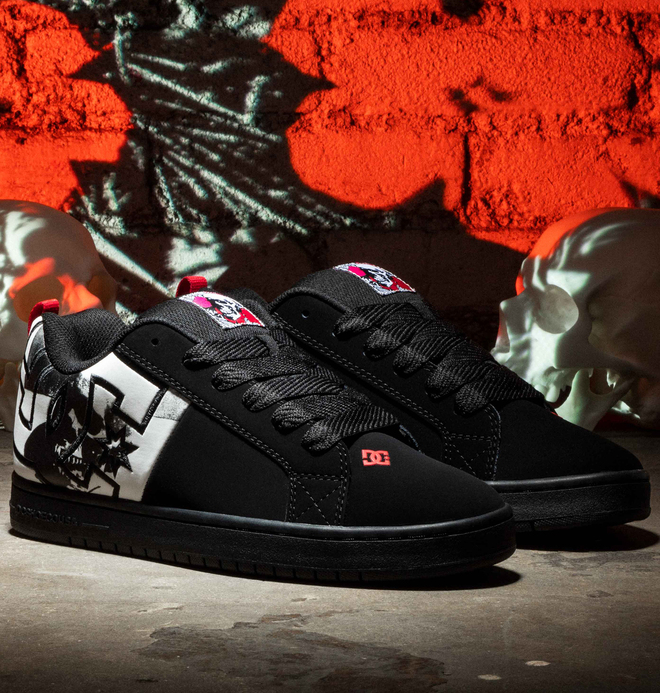 Andy Warhol Court Graffik Scarpe Di Pelle Da Uomo Dc Shoes