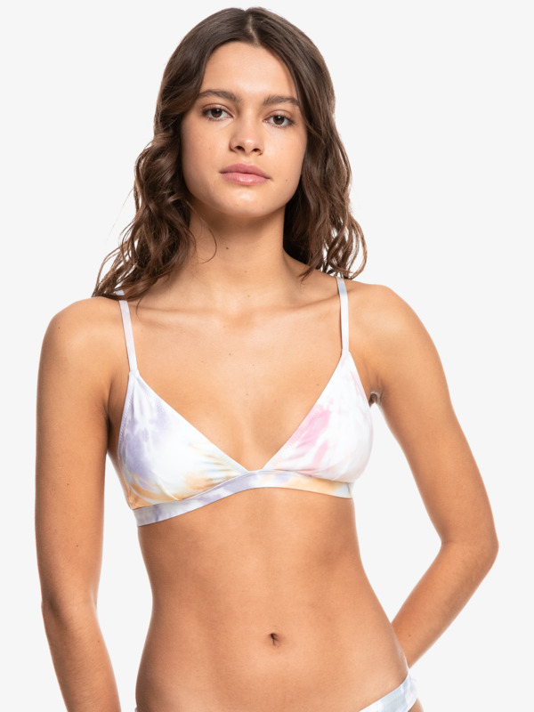 Classic All Over Print Bralette Bikini Top For Women Quiksilver