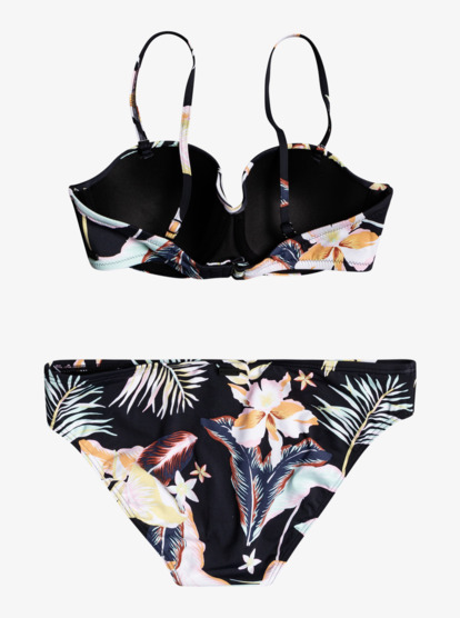 Printed Beach Classics Bandeau Bikini Set For Women Roxy