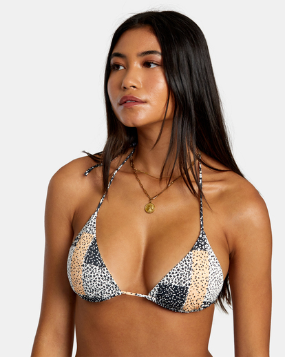 Patchwork Haut De Bikini Triangle Pour Femme RVCA