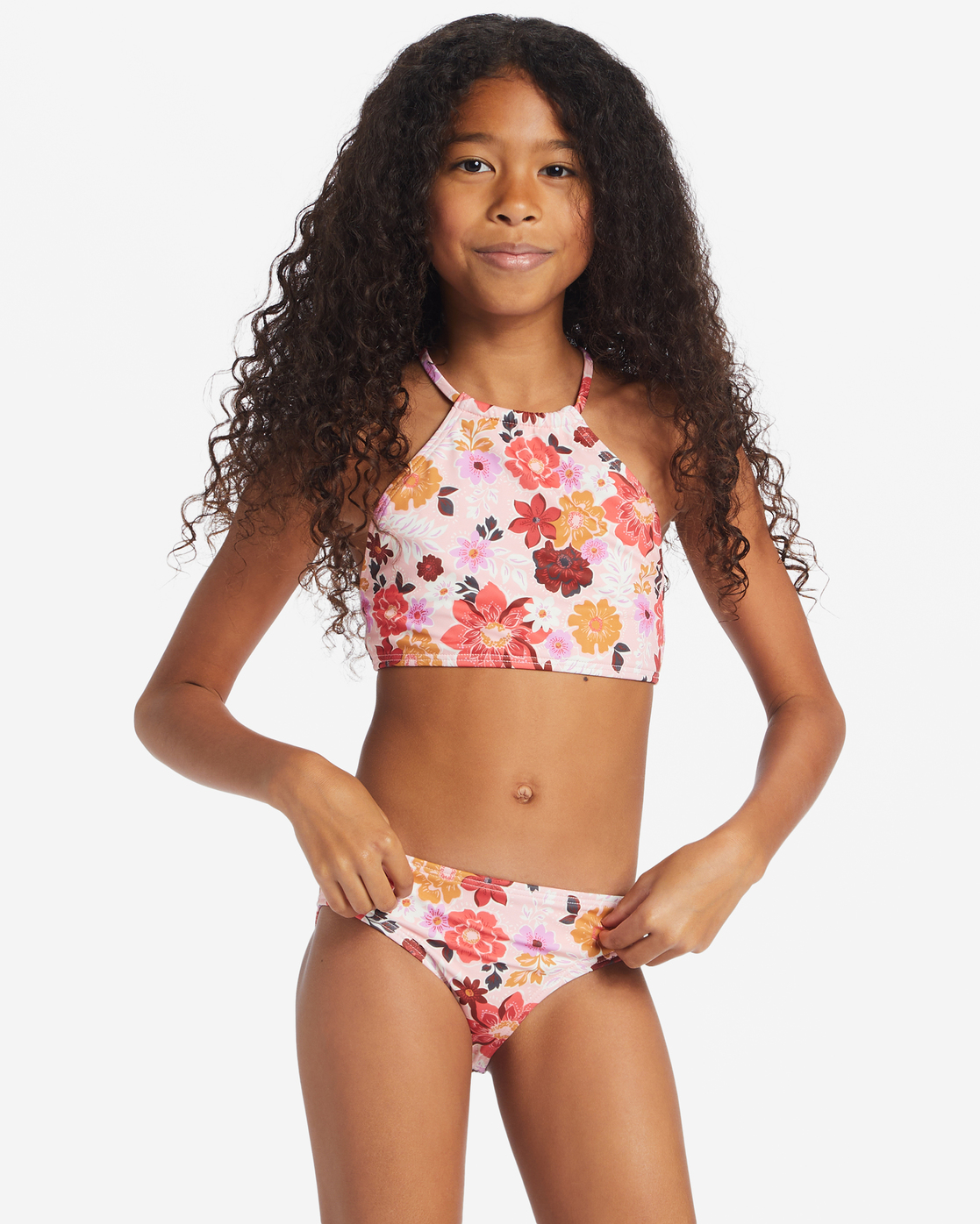 Billabong Girl's A Dream Away High Neck Set Bikini Set Multicolor