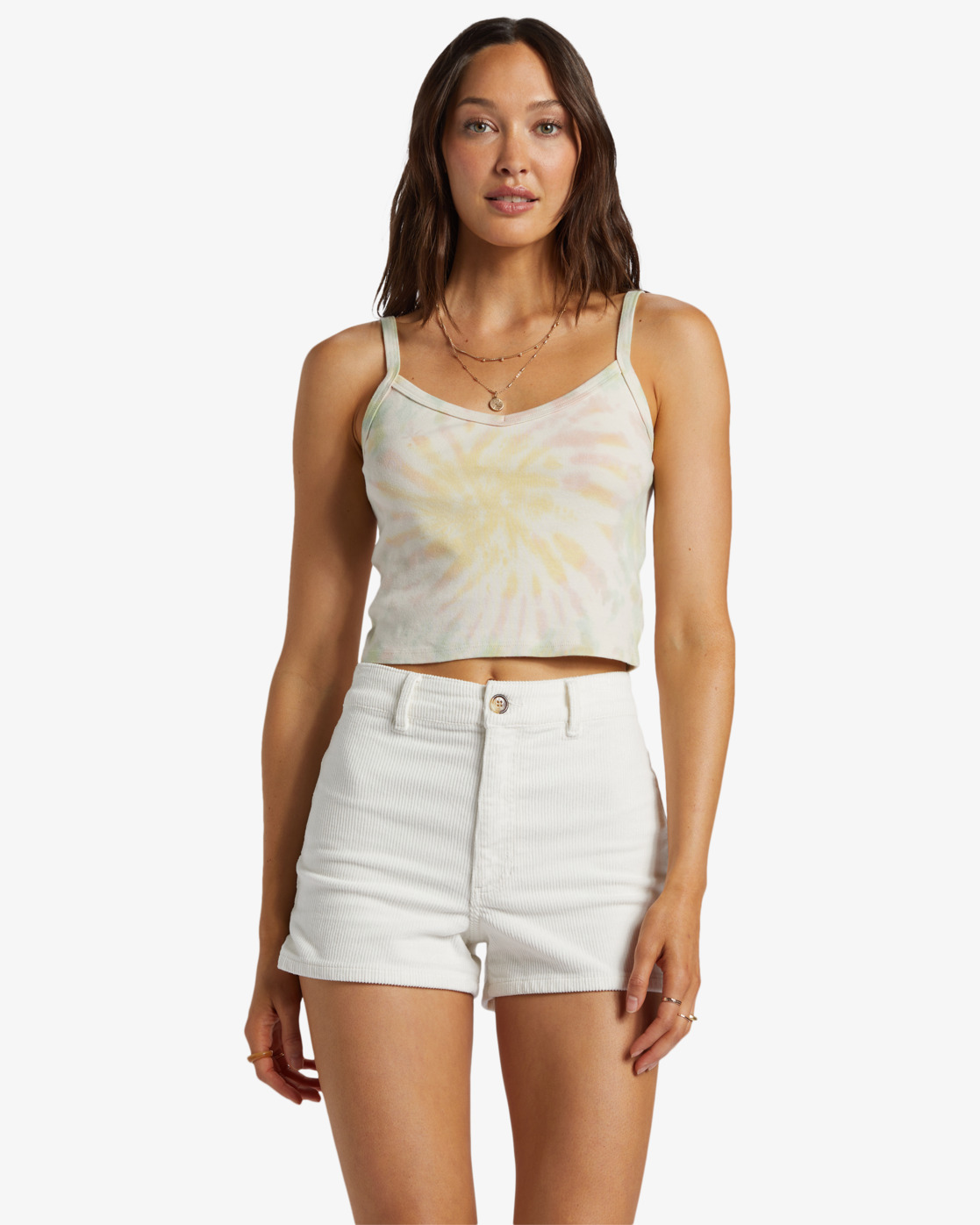 Billabong Free Fall Corduroy Shorts for Women White