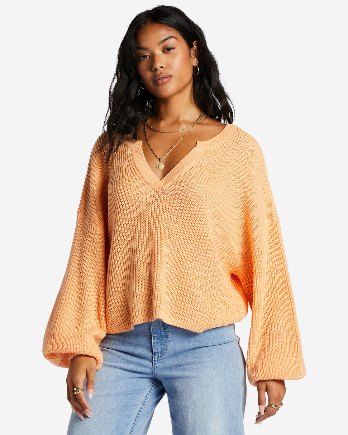 Billabong No Worries Sweater for Women Orange