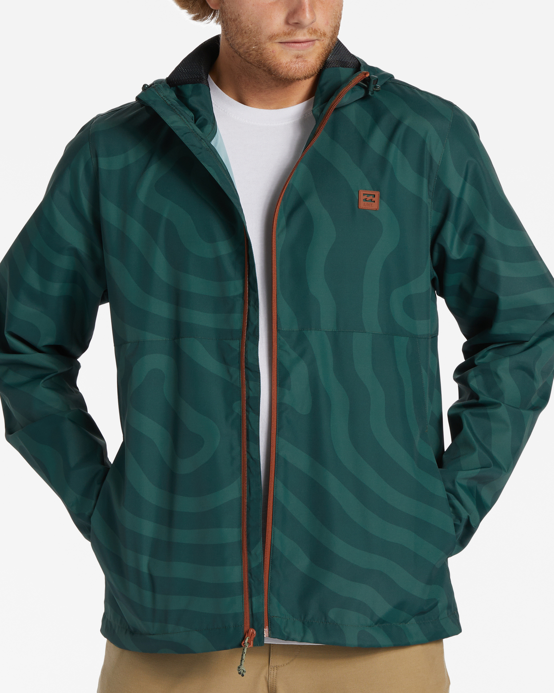 Billabong A/Div Transport Windbreaker Jacket for Men Green