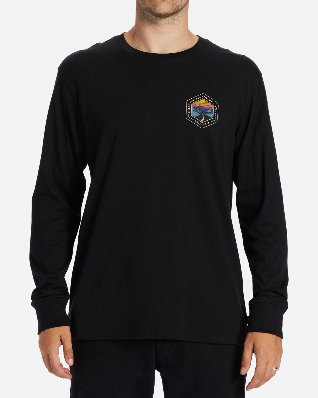 Billabong Rockies Long Sleeve T-Shirt for Men Black