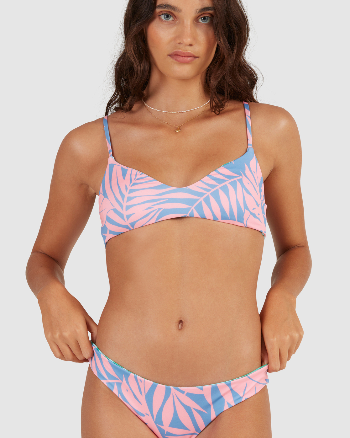 Mystic Beach Love Lowrider Braguita De Bikini Completa Y Reversible