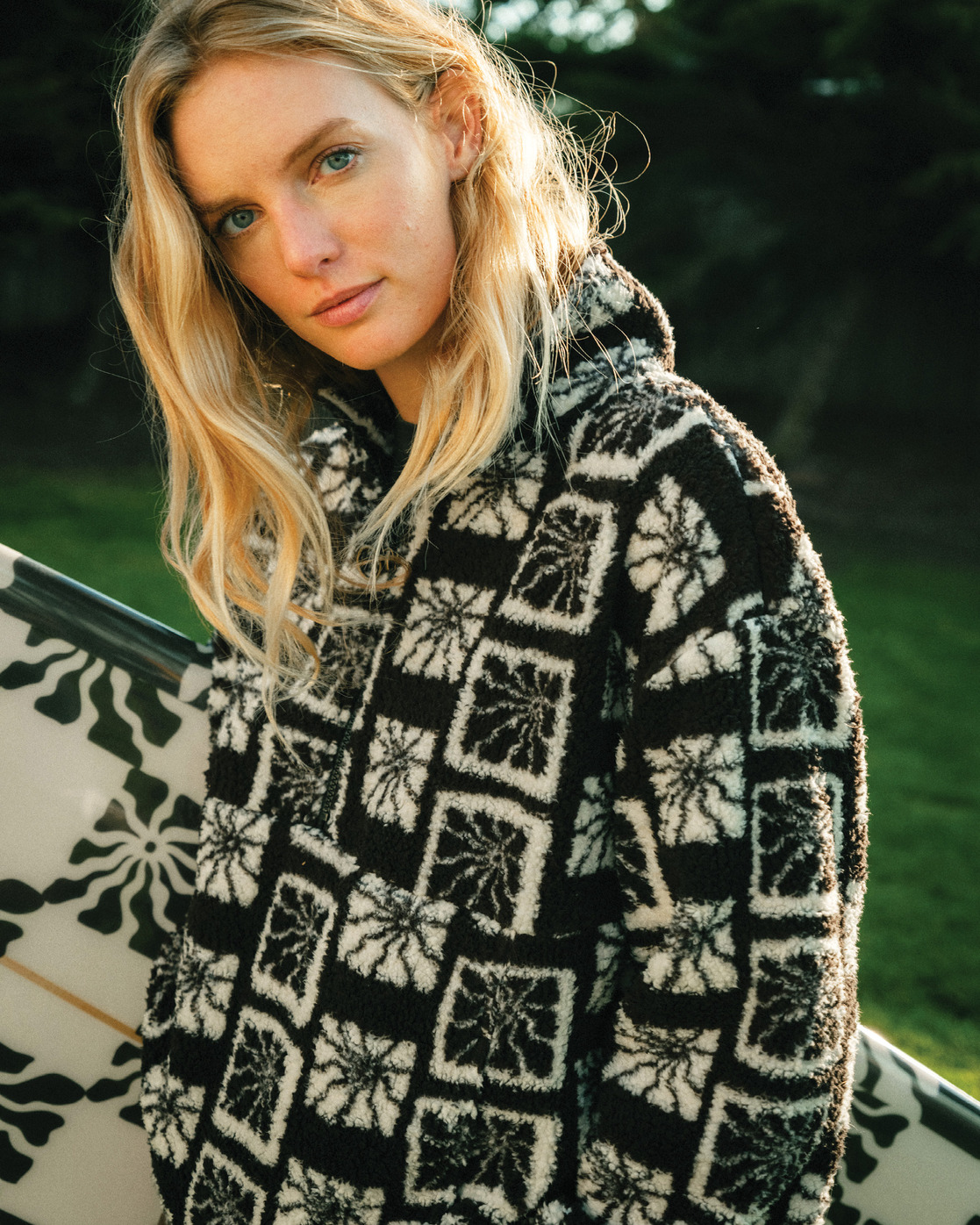 Billabong Time Off Half-Zip Fleece Pullover for Women Black