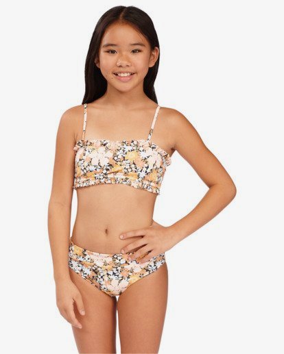 Girls 6 14 Sweet Dreams Reversible Bandeau Bikini Billabong