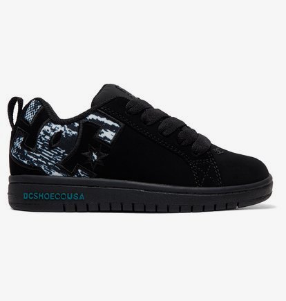 Court Graffik SE - Baskets pour Garçon - Black/Grey/White - DC Shoes