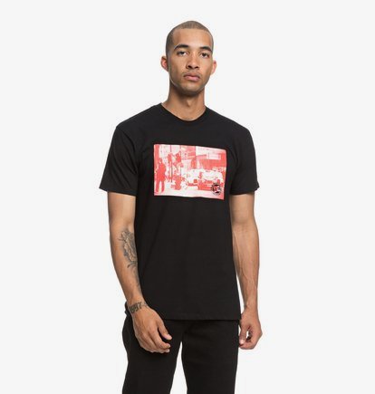 Shadon - T-shirt col rond pour Homme - Noir - DC Shoes