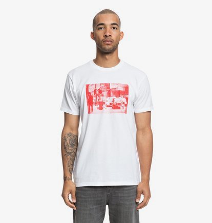 Shadon - T-shirt col rond pour Homme - Blanc - DC Shoes