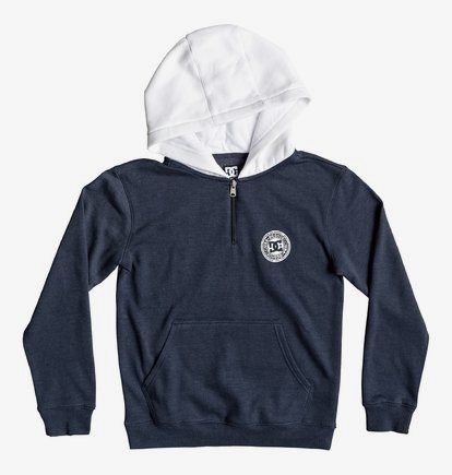 Rebel - Sweat zippé à capuche pour Garçon 8-16 ans - Bleu - DC Shoes