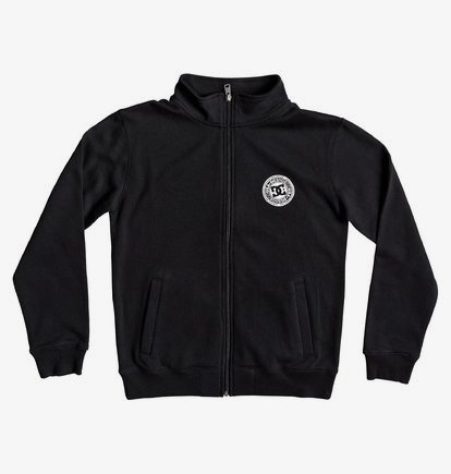 Rebel - Sweat zippé col montant pour garçon 8-16 ans - Noir - DC Shoes