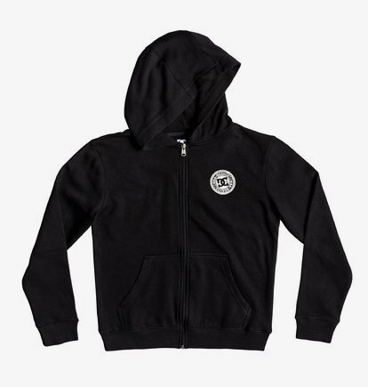 Rebel - Sweat à capuche zippé pour garçon 8-16 ans - Noir - DC Shoes