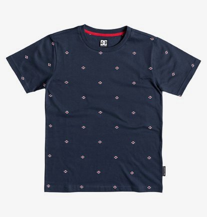 Cresdee - T-shirt pour garçon 8-16 ans - Bleu - DC Shoes