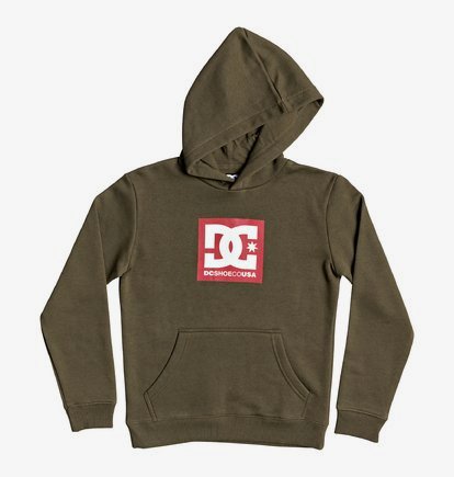 Square Star - Sweat à capuche pour Garçon 8-16 ans - Marron - DC Shoes