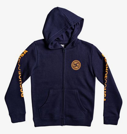 Circle Star - Sweat à capuche zippé pour Garçon 8-16 ans - Bleu - DC Shoes