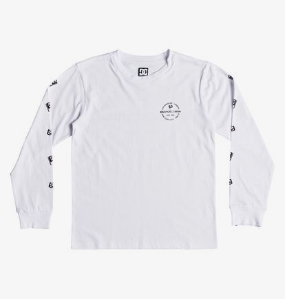 Worldwide Flag - T-shirt à manches longues pour Garçon 8-16 ans - Blanc - DC Shoes