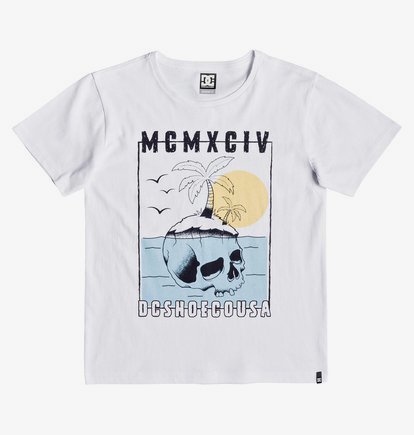 Skulland - T-shirt pour garçon 8-16 ans - Blanc - DC Shoes