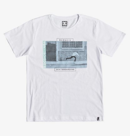 Tommy Push - T-shirt pour Garçon - Blanc - DC Shoes