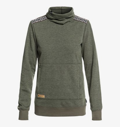 Veneer - Sweat technique à col roulé pour Femme - Vert - DC Shoes