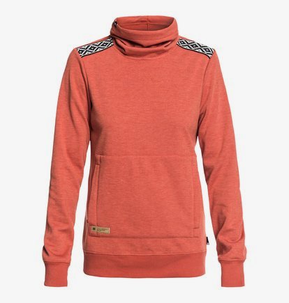 Veneer - Sweat technique à col roulé pour Femme - Rose - DC Shoes