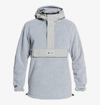 Shoreditch - Haut technique demi-zip à capuche pour Homme - Gris - DC Shoes