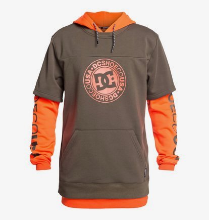 Dryden - Sweat à capuche double épaisseur pour Homme - Orange - DC Shoes