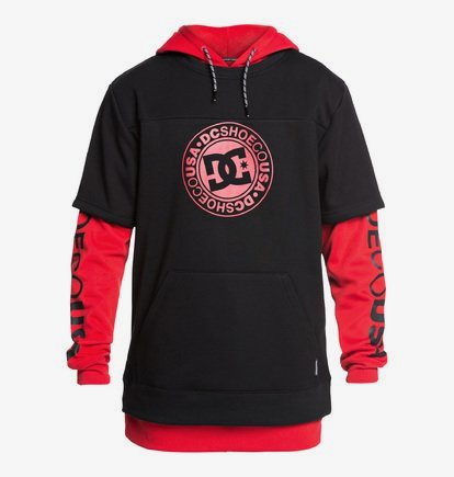 Dryden - Sweat à capuche double épaisseur pour Homme - Rouge - DC Shoes