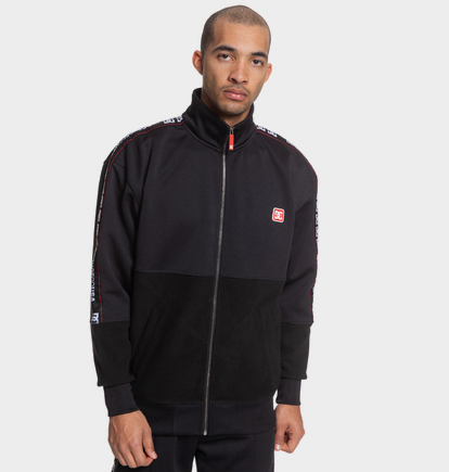 Pelton - Veste zippée col montant en polaire pour Homme - Noir - DC Shoes