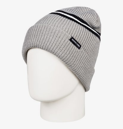 Label - Bonnet à revers pour Homme - Gris - DC Shoes