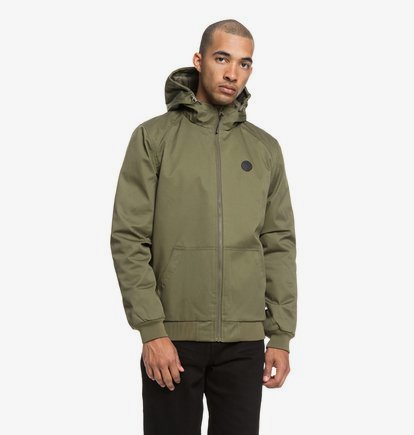 Ellis - Veste à capuche déperlante pour Homme - Vert - DC Shoes