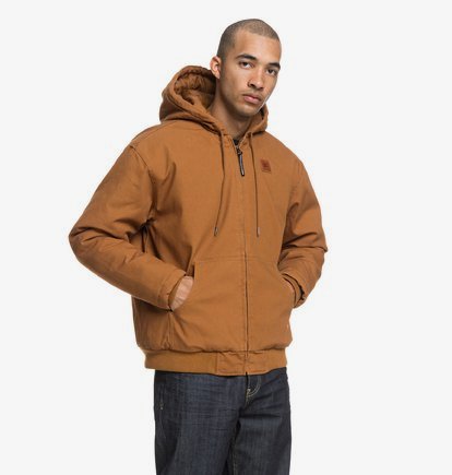 Brandling - Veste à capuche déperlante pour Homme - Orange - DC Shoes