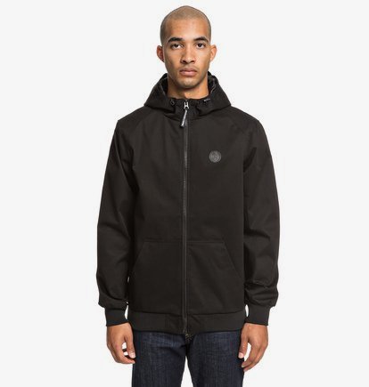 Ellis - Veste à capuche déperlante pour Homme - Noir - DC Shoes