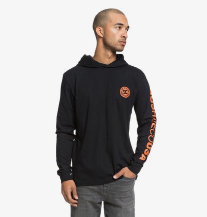 Rellin - T-shirt à capuche à manches longues pour Homme - Noir - DC Shoes