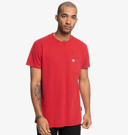 Dyed - T-shirt avec poche pour Homme - Rouge - DC Shoes