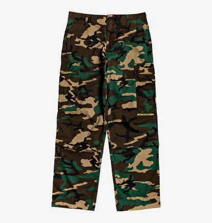 Infield - Pantalons cargo militaires pour Homme - Rouge - DC Shoes