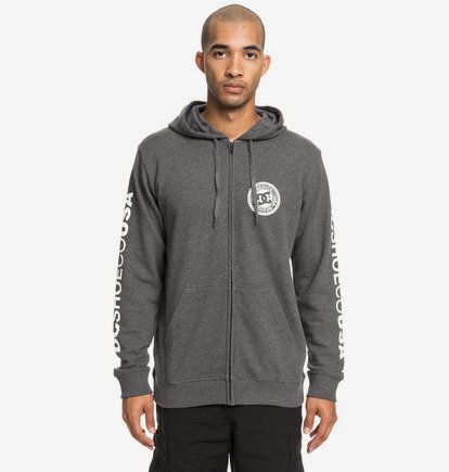 Circle Star - Sweat à capuche zippé pour Homme - Noir - DC Shoes
