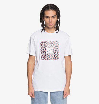 Shuffle Face - T Shirt col rond pour Homme - Blanc - DC Shoes
