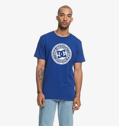 Circle Star - T-shirt col rond pour Homme - Bleu - DC Shoes