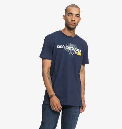 Strip Box - T-shirt col rond pour Homme - Bleu - DC Shoes