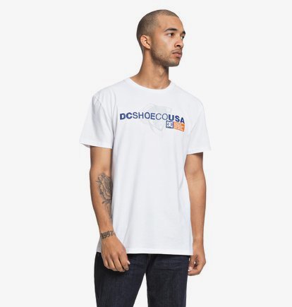 Strip Box - T-shirt col rond pour Homme - Blanc - DC Shoes