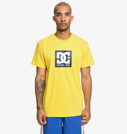 Square Star - T-shirt pour Homme - Jaune - DC Shoes