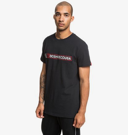 Linefront - T-shirt pour Homme - Noir - DC Shoes