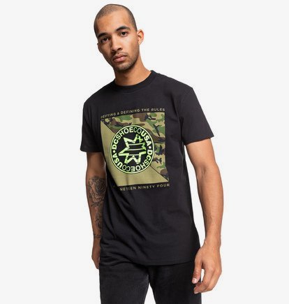 Rules Definition Ss - T-shirt pour Homme - Noir - DC Shoes