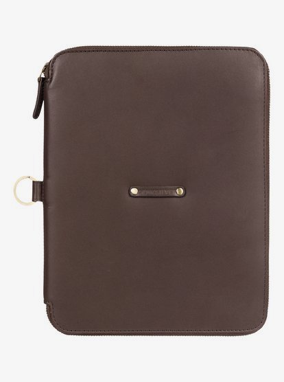 Stormriver - Étui en cuir multifonction - Marron - Quiksilver
