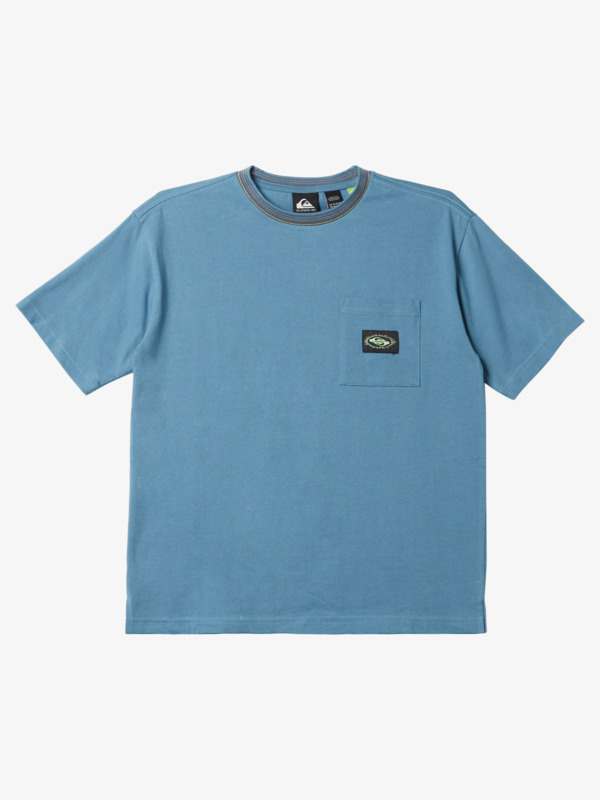 Quiksilver Radical Times - T-shirt avec poche pour Garçon 8-16 ans Bleu