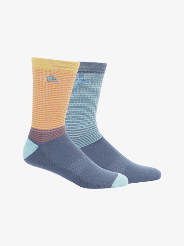 Quiksilver Qk Tijuana - Pack de 2 chaussettes pour Homme Bleu